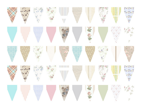 mini bunting printable