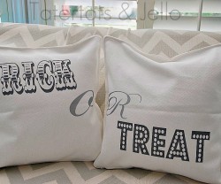 Trick or treat pillow