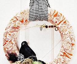 fall fabric wreath