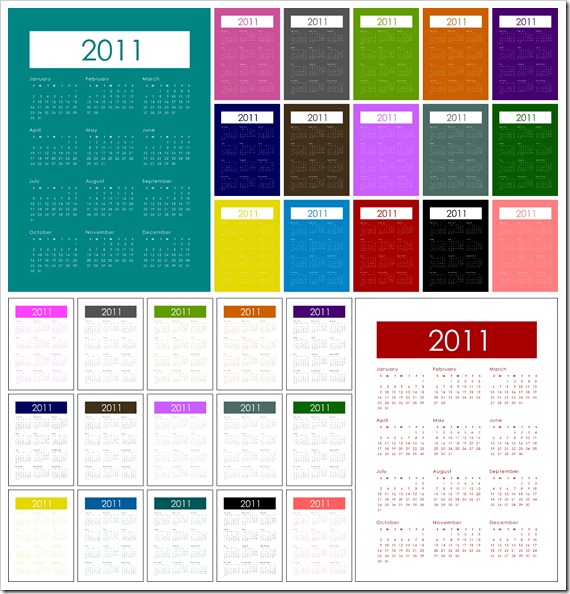 2011 Calendar IMAGE