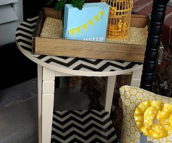fabric covered side table resin[8]
