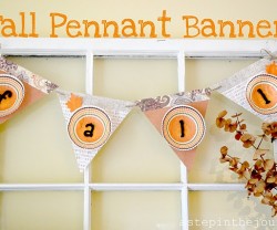 fall pennant banner