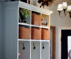 ikea unit to custom lockers