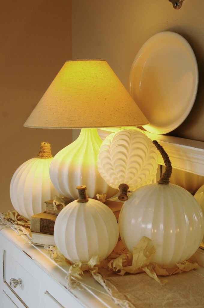 pumpkin globes