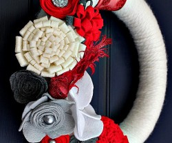 ashley wreath close up