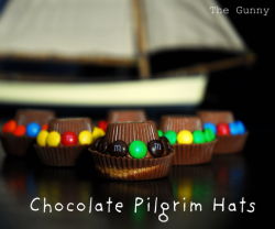 chocolate pilgrim hats