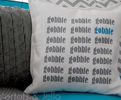 gobble gobble pillow