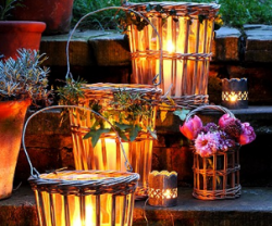rustic lanterns