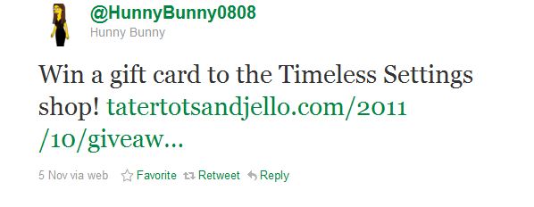winner timeless settings