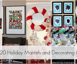 20 holiday mantels