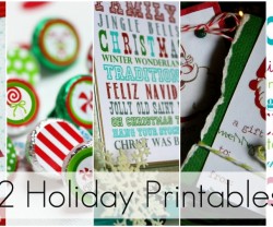 22 holiday printables