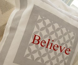 believe pillow