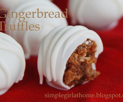 gingerbread truffles