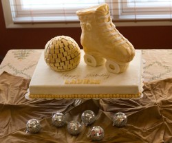 new years eve disco ball cake