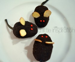 no bake oreo mice cookies