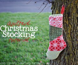quilted christmas stocking header