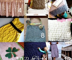 15 Ruffled Fabric Tutorials