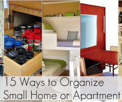 15 ways to organize a small home or apartment