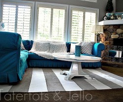 striped nautical rug