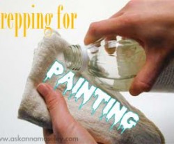 prepping for painting