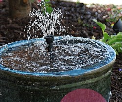 recirculating fountain header