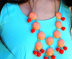 coral necklace giveaway