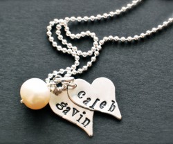 bliss jewelry heart necklace