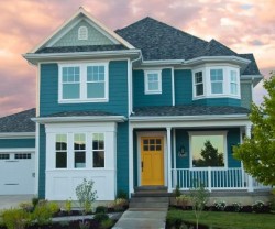 diy blogger house outside