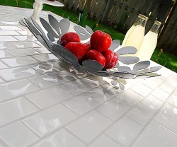 subway tile table makeover tutorial