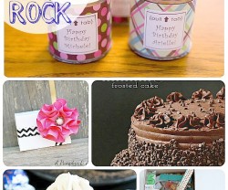 birthday ideas collage