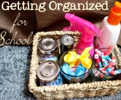 getting organized for school