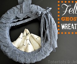 Halloween Ghost Wreath