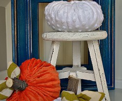 plush minky pumpkins tutorial
