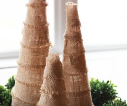 Burlap Trees