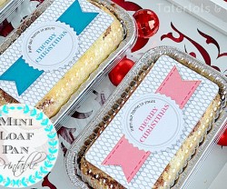 Mini Loaf Pan Holiday Printable