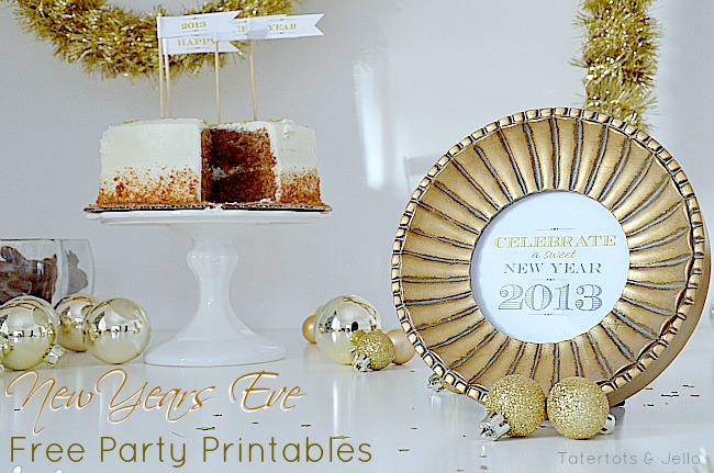 New Year's Eve Free Party Printables 