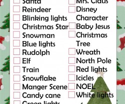 printable scavenger hunt
