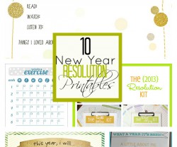 10 Resolution Printables