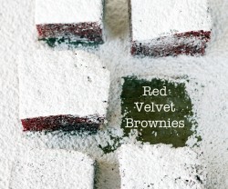 red velvet brownies