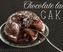 easy and delicious chocolate lava cake recipe