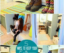five ways to organize your entryway
