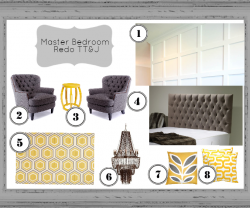 master bedroom redo inspiration board