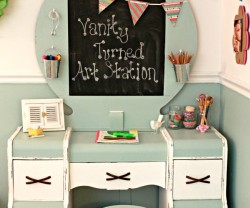 vanity turned art station