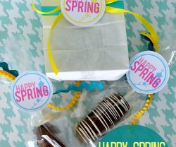 Happy Spring Free Printable Tags at tatertotsandjello.com