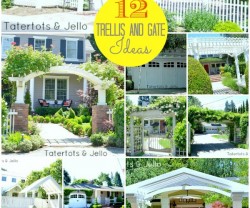 12 trellis and gate ideas at tatertots and jello