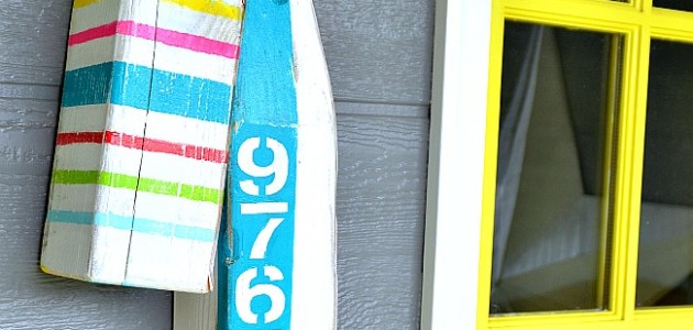 diy natical address buoys