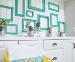 lowes pantone emerald frame project