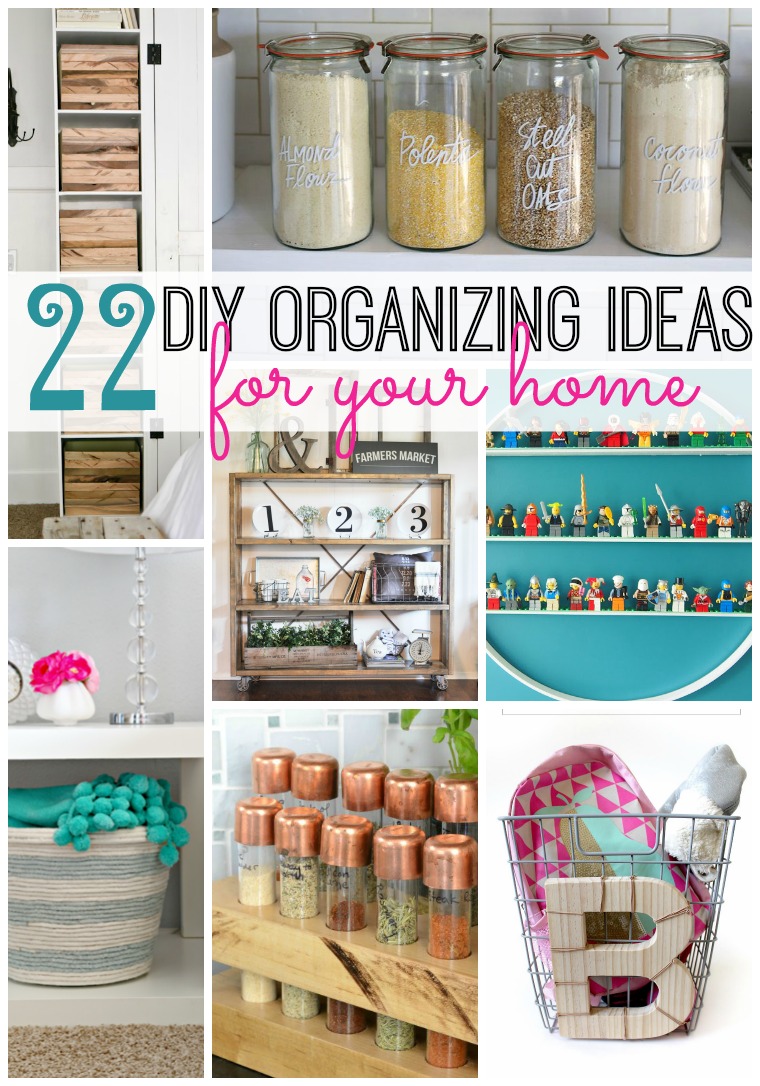 22 DIY Organizing Ideas For Your Home  Tatertots and Jello