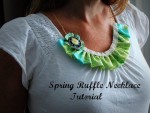 Spring Project: Ruffle Necklaces