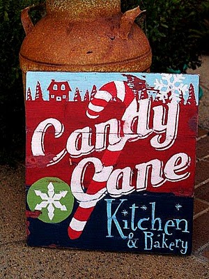 Guest Project — Create a Festive Candy Cane Holiday Sign!